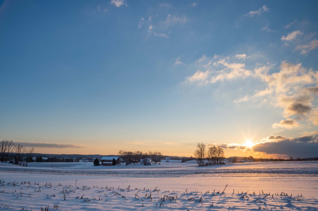 Snow scene with the CONTAX Zeiss 28mm f2.8 lens.